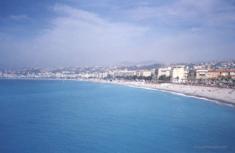 Nice Mediterranean city beach